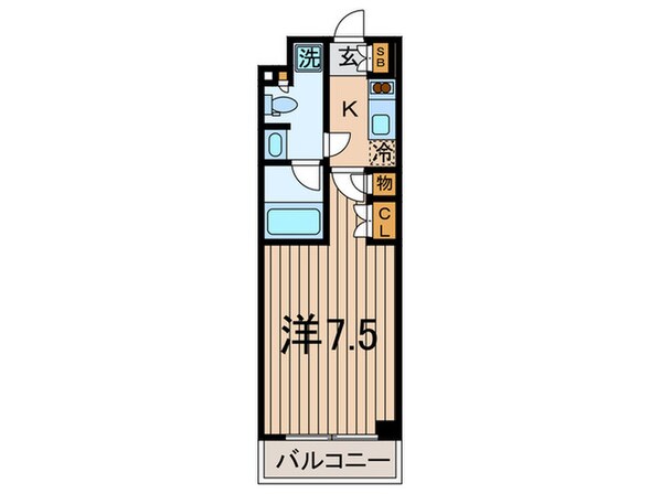 パ－クハビオ武蔵小山の物件間取画像